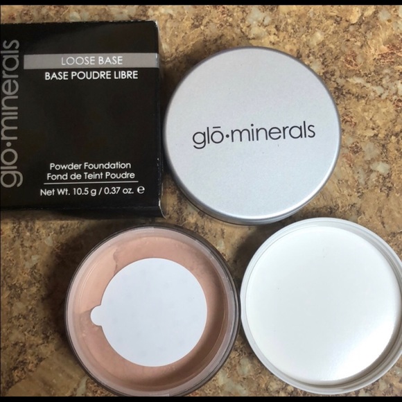 Glominerals Loose base powder foundation shade beige light New RE $48 last one - Picture 5 of 11